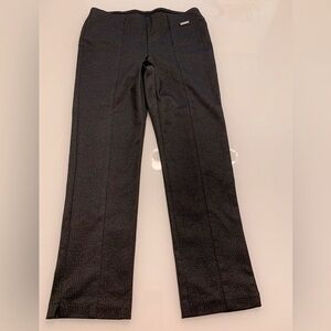 Rafaella Comfort Women's pull on dark grey pants 8